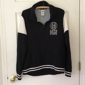 Victoria Secret Pink Half ZIP Sweatshirt